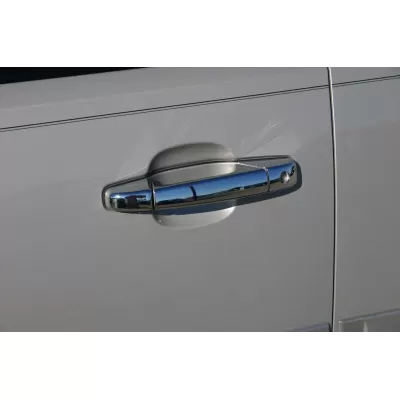 Toyota Fortuner Old 2008-2015 Door Handle Chrome Cover With Finger Bowl - Set Of 8 - Image 2
