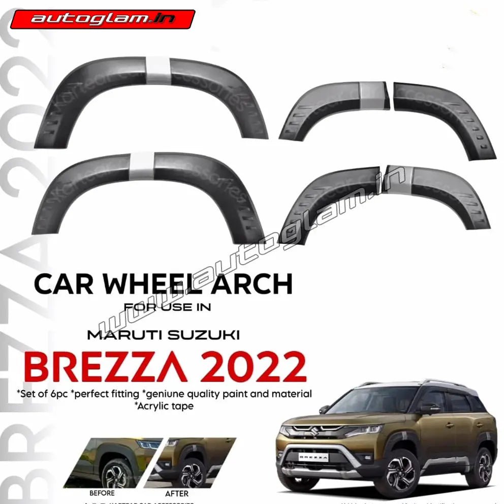Wheel Arch Cladding for Maruti Suzuki Brezza 2022 Onwards - Image 2