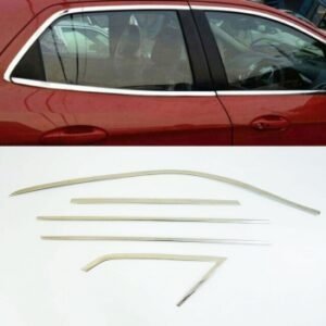 Maruti Suzuki Vitara Brezza Full Window Chrome Garnish Trims (Set Of 10Pcs.)