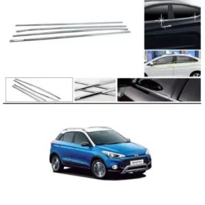 Hyundai i20 Active 2016-2020 Lower Window Chrome Garnish Trims (Set of 4Pcs.)