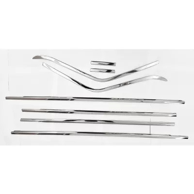 Maruti New Ertiga 2018-2020 Lower Window Chrome Garnish Trims (Set Of 8Pcs.)