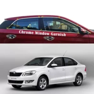 Skoda Rapid Old Full Window Chrome Garnish Trims