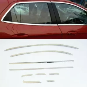 Honda City 2015-2017 Full Window Chrome Garnish Trims (Set Of 18Pcs.)