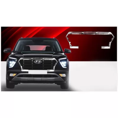 Cnleague Hyundai Creta 2020-23 Chrome Plated Front Grill Ring
