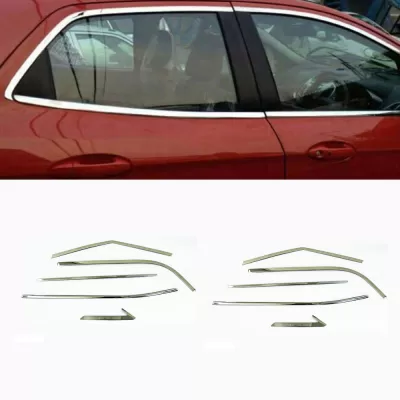 Hyundai Creta 2020 Onwards Full Window Chrome Garnish Trim