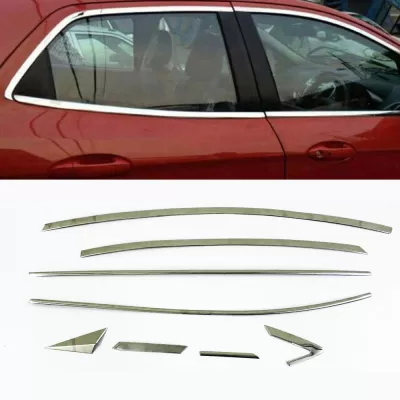 Hyundai Elantra 2015-2016 Full Window Chrome Garnish Trims (Set Of 16Pcs.)