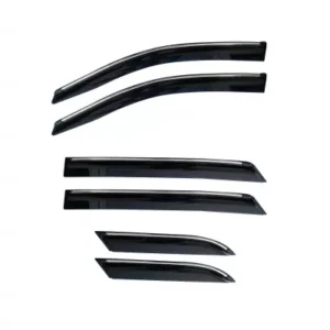 Cnleague Chrome Line Door Visor for Ford Endeavour 2015 Onwards