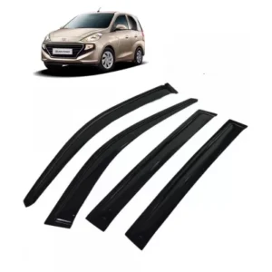 Galio Best Quality Car Window Door Visor For Hyundai Santro 2018 Onwards Set Of 4 Smoke Color