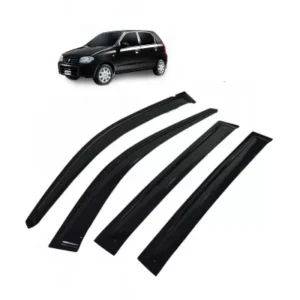 Car Window Door Visor For Maruti Suzuki Alto Old Set Of 4 (Black)