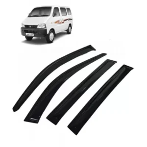 Car Window Door Visor For Maruti Suzuki Eeco Set Of 6 (Black)