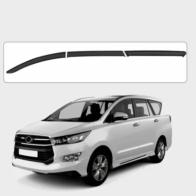 Galio Black Door Visor for Toyota Innova Crysta 2016 Onwards