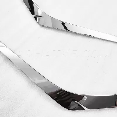 Galio Mahindra Scorpio N 2022 Onward Head Lamp Chrome Lip Garnish - Set Of 2 - Image 2