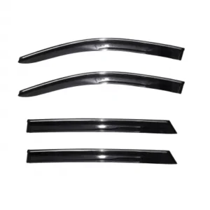 Galio MG Hector 2019 Onwards Window Door Visor with Chrome Line