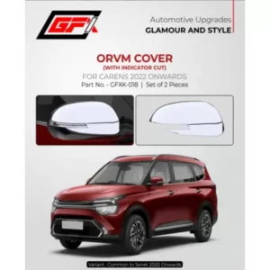 GFX Kia Carens 2022 Onward ORVM Chrome Cover with Indicator Cut Set of 2