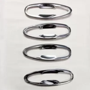 GFX Toyota Fortuner 2016 Onwards Finger Guard Bowl Chrome - 4 Pieces