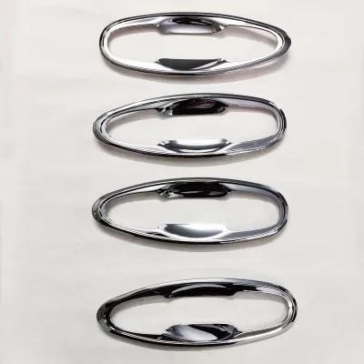 GFX Toyota Fortuner 2016 Onwards Finger Guard Bowl Chrome - 4 Pieces
