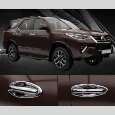 GFX Toyota Fortuner 2016 Onwards Finger Guard Bowl Chrome - 4 Pieces - Image 2