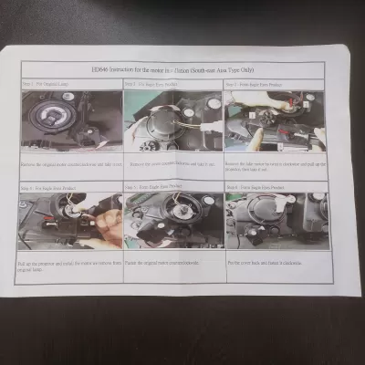 Honda City 2014-2016 BMW Style Modified Headlight with Drl and Projector Lamp (Set of 2Pcs.) - Image 2