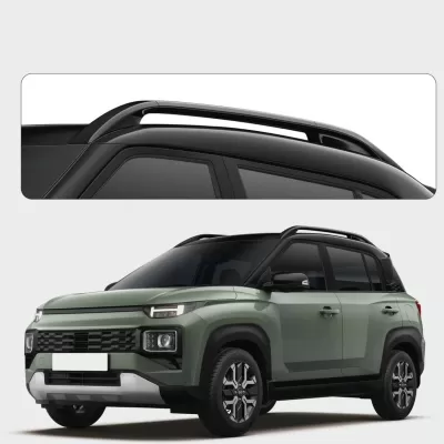 Galio Hyundai Exter 2023 Onwards Roof Rail - Glossy Black
