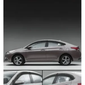 Galio Chrome Line Door Visor for Hyundai Verna 2017-2023