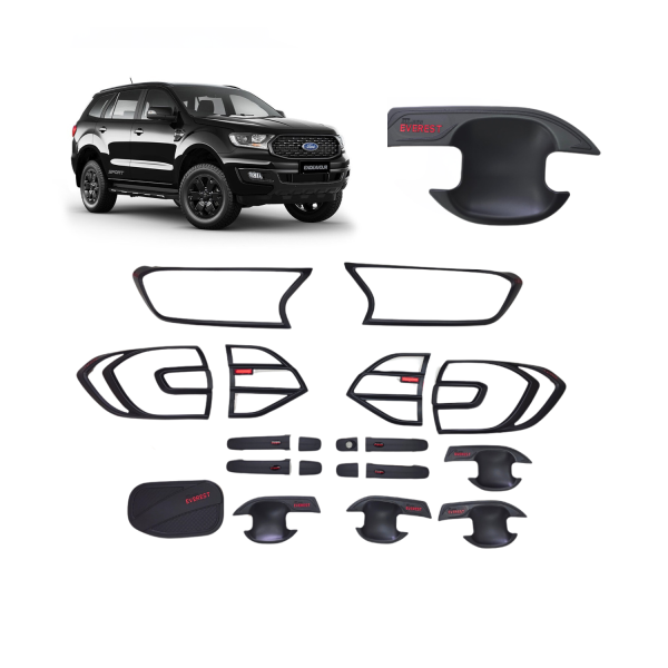 Ford Endeavour Matte Black Combo Kit (Set Of 5 Items)