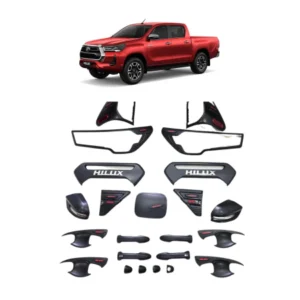 Toyota Hilux Matte Black Combo Kit (Set Of 7 Items)