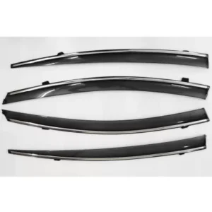 Hyundai Elantra 2020 Onwards Car Window Door Visor with Chrome Line (Set Of 4 Pcs.)