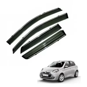 Renault Pulse Car Window Door Visor with Chrome Line (Set Of 4 Pcs.)