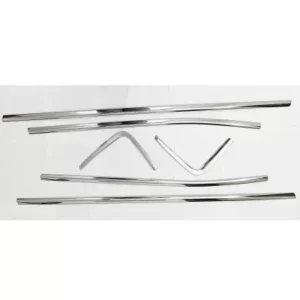 Jeep Compass Lower Window Chrome Garnish Trims (Set of 6Pcs.)