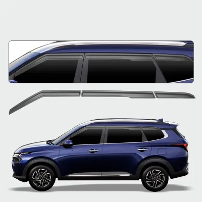 Galio Black Door Visor for Kia Carens 2022 Onwards
