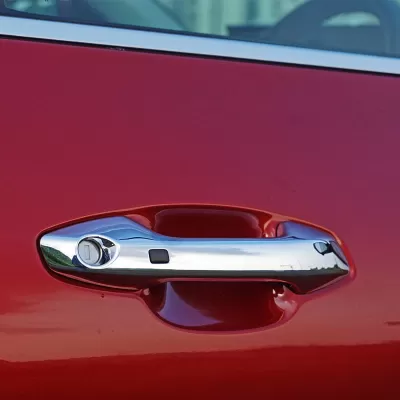 Cnleague Kia Seltos 2019 Onwards Door Handle Chrome Garnish