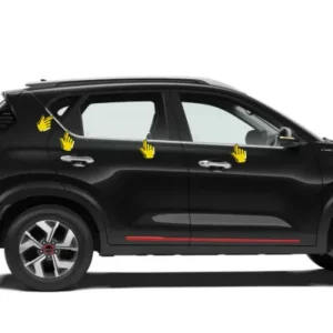 Kia Sonet Lower Window Chrome Garnish Trims (Set Of 8Pcs.)