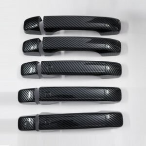 Cnleague Door Handle Cover for Mahindra Scorpio N 2022 Onwards - Black Carbon
