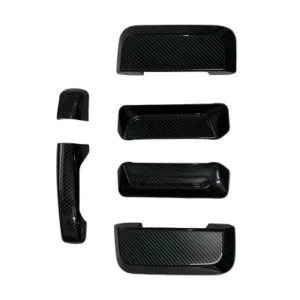 Cnleague Door Handle Cover for Mahindra Thar Roxx 2024 Onwards - Black Carbon
