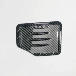 Cnleague Fuel Tank Cover for Mahindra Thar Roxx 2024 Onwards - Black Carbon