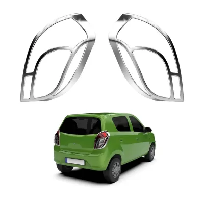 Maruti Suzuki Alto 800 2019 Onwards Tail Light Chrome Garnish Cover Trim (Set Of 2Pcs.)