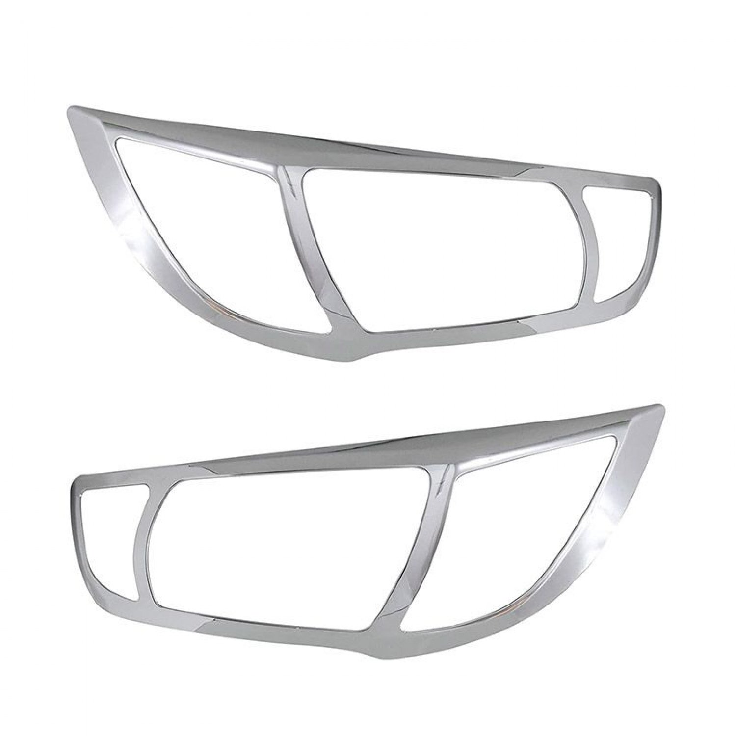 Maruti Suzuki Alto K10 2014-2019 Galio Headlight Chrome Garnish Cover Trim (Set of 2Pcs.) - Image 2