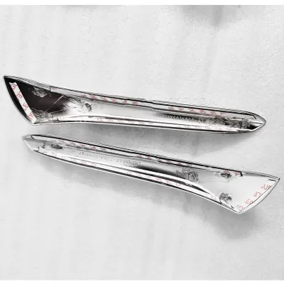 Maruti Suzuki New Baleno 2nd Generation 2022 Onward Fog Lamp Chrome Lip Set Of 2 - Image 2