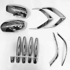 GFX Maruti Suzuki Fronx 2023 Onwards Exterior Chrome Show Kit Combo (Set 15 Pcs.)