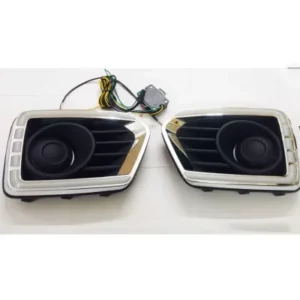 Maruti Vitara Brezza 2020 - 2021 LED DRL Daytime Running Light With Matrix Turn Signal -  Set of 2