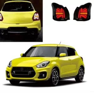 Maruti Suzuki Swift 2018 Onwards Modified LED Tail lights - Mini Cooper Design
