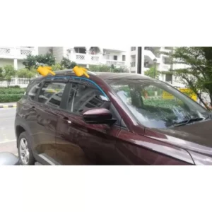 MG Hector Car Window Door Visor with Chrome Line (Set Of 4Pcs.)