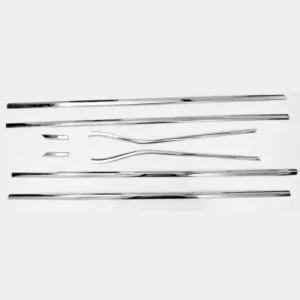 MG Hector Window Lower Chrome Garnish Trim (Set of 8Pcs.)