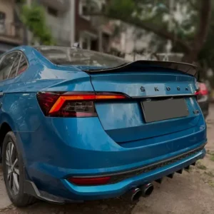 RS Style Duck Spoiler For VW Virtus 2022 Onwards- Glossy Black