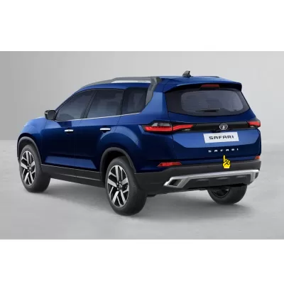 Tata Safari 2021 Onwards Logo Chrome 3D Letter Emblem Full Set in High Quality ABS Material