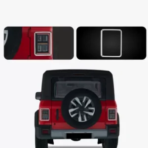 Tail Lamp Chrome Garnish for Mahindra Thar Roxx 2024 Onwards