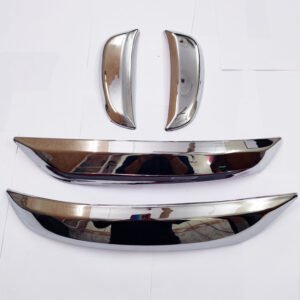 Toyota Glanza Custmoised Chrome Finish Bumper Protector Guard - Set Of 4