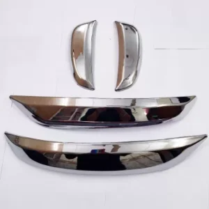 Maruti New Baleno Custmoised Chrome Finish Bumper Protector Guard - Set Of 4