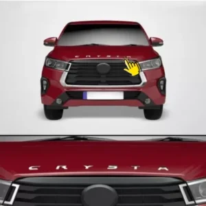 Galio Crysta Logo 3D Chrome Letter