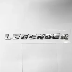 Galio Legender Logo 3D Chrome Letter